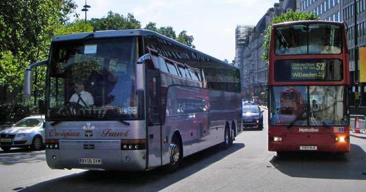 Creigiau Travel Volvo B12BT Van Hool BX06DXM